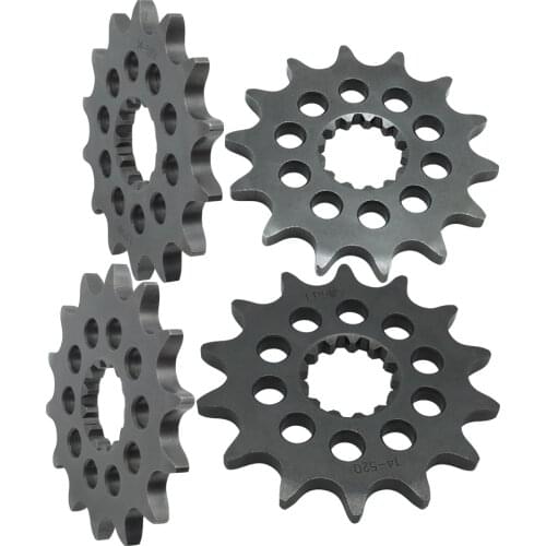 Motorcycle Front Sprocket 520 13T 14T 15T 16T For Kawasaki KX250 KLX300 400 Ninja ER-6f ER-6n EN650 EX650 KLE650 Z650 W800 ER650