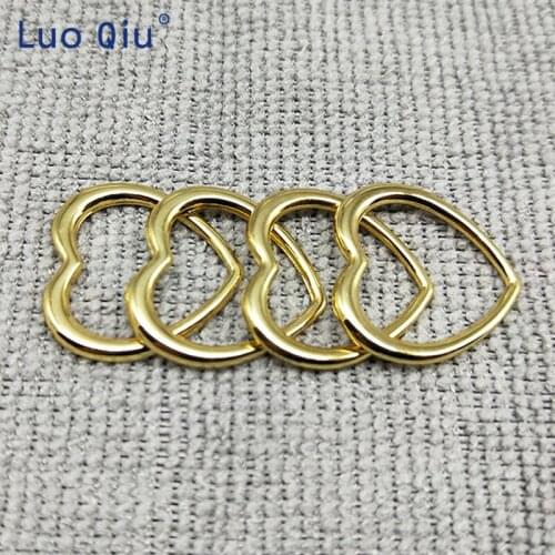 Belt gold color sexy buckle Japanese style Peach heart Simple fashion generous accessories temperament 100 pcs/pack 20mm