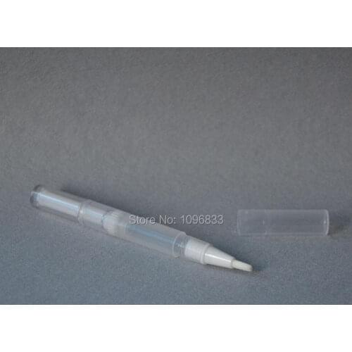 3ML 3G Empty Nail Oil Polish Pen Nail Oil Bottle Teeth Whitening Pen Lip Gloss Bottle Tubes, DIY Cosmetic Tool, 50pcsLot