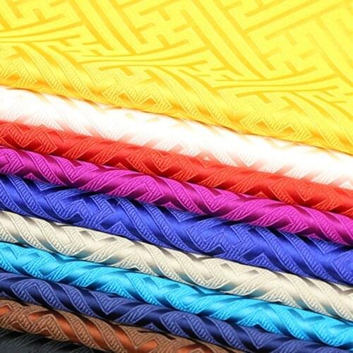 Width 75cm Chinese style Hanfu Cheongsam Costume Hanfu Woven Damask Brocade Fabric Great Wall Antique By the Half yard