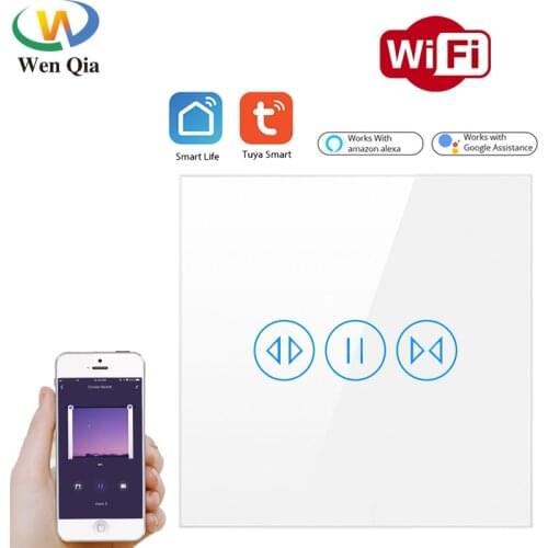 Tuya Smart Home Roller Shutter Window Blinds Switch WiFi Curtains Electric Motor Control Voice Control SmartLife GoogleHomeAlexa