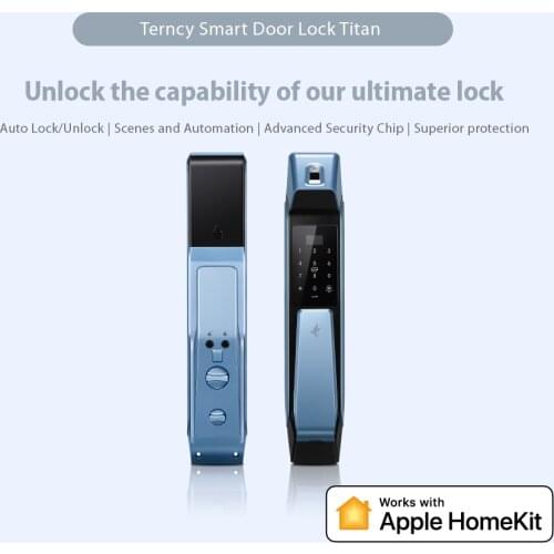 Terncy Smart Lock (Blue) - Works with Apple Homekit