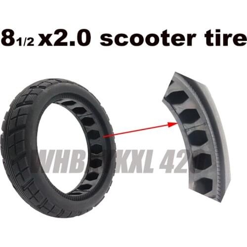 8 1 / 2x2 solid tire for Xiaomi Mijia M365 electric Scooter 8.5x2 thickened honeycomb tubeless Tire