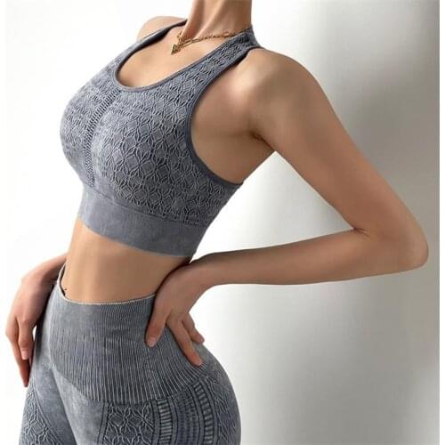 SALSPOR Women Sport Bra Solid Fitness Push Up Quick Dry Running Trainning Gym Underwear Sportwear Shockproof Yoga Bra Female