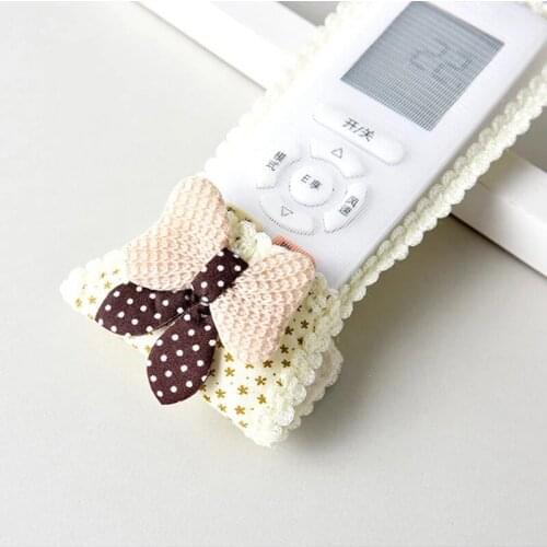 1Pcs Universal Dust Proof Lace Cloth Cover For Video TV Air Condition Remote Controller Anti-Dirty Remote Case Storage Bags