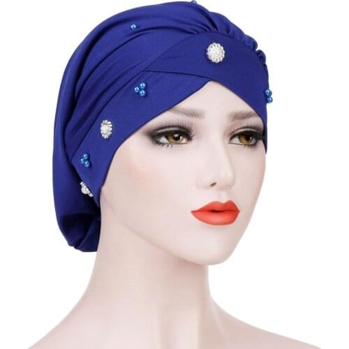 For Ladies Muslim Scarves Casual Scarf Women Summer Women India Hat Muslim Chemo Beanie Turban Wrap Cap