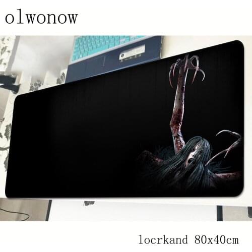 The evil within mousepad gamer Fashion 800x400x2mm gaming mouse pad HD pattern notebook pc accessories padmouse ergonomic mat