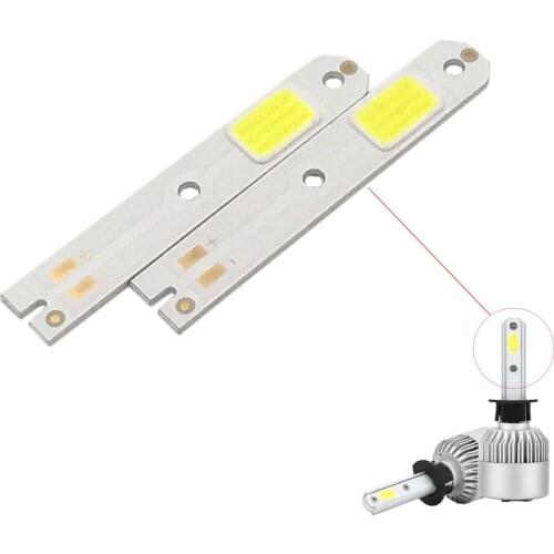 4pcs/lot LED COB Chip for S2 Car Headlight Bulb H1 H7 H4 High Low Beam COB Lights Accessories HB3 HB4 S2 Auto Headlamp LED Chips