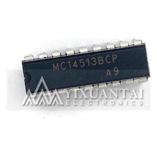 100pcs/lot NEW Original MC14513BCP MC14513CPG MC14513 BCPG MC14513CL DIP-18