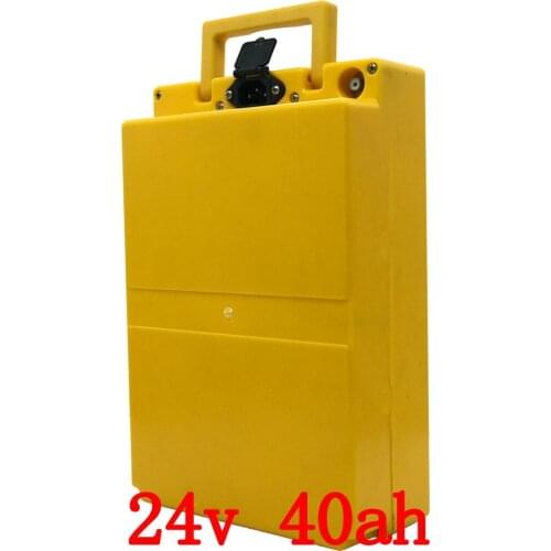 24v battery 24v 40ah electric bicycle battery 24v 40ah Lithium ion Battery pack use 3.7v 2500mah 18650 cell with 29.4V charger