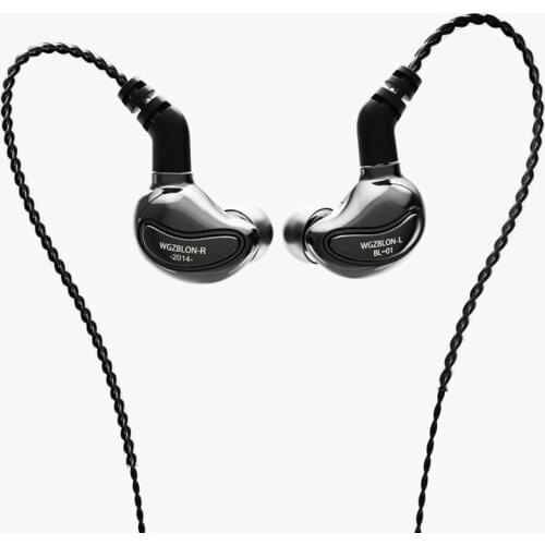 BLON BL-01 BL01 10mm Biology Fiber Diaphragm Driver In Ear Earphone DJ Running Earbuds with Detachable 2PIN Cable BL05S BL03