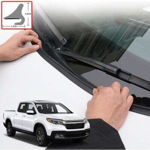 For Honda Ridgeline 2018-2021 DIY Car Seal Strip Windshied Spoiler Filler Protect Edge Weatherstrip Strips Sticker Accessories