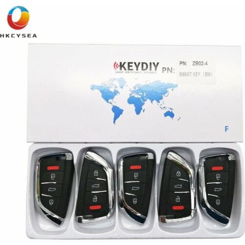 HKCYSEA Universal ZB02-3 ZB02-4 KD Smart Key Remote ZB Series for KD-X2 Key Programmer for BM Style