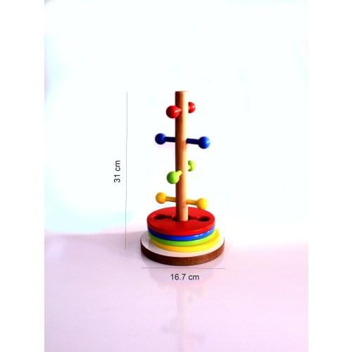 Shape and Color Childs Play Early Education Logic Toy Basic Learning Tool Wooden Montesorri Arrangement to Kids