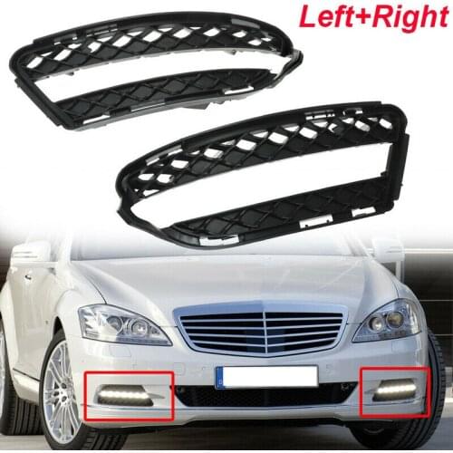 Fog Light Trim Driving Lamp Set for Mercedes Benz W221 S550 2007-2013 S400 Left 2218851722 Right 2218851822