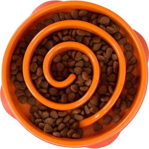 Pet Dog Feeding Food Bowls Puppy Slow Down Eating Feeder Dish Bowl Prevent Obesity Dogs Supplies Dropshipping