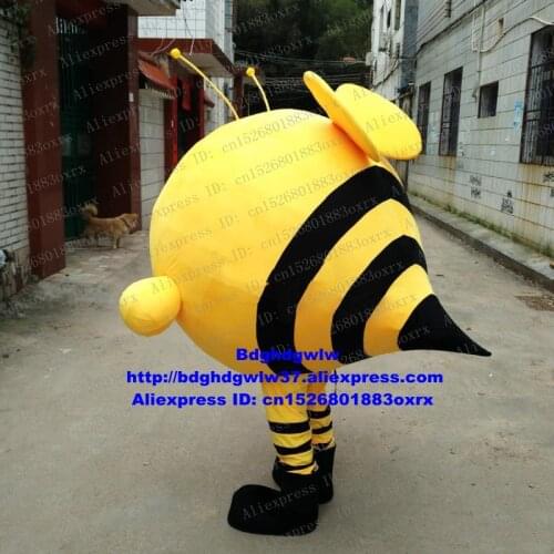 Bee Honeybee Wasp Hornet Vespid Bumblebee Bombus Mascot Costume Adult Cartoon Character Club Activities Welcome Dinner zx760