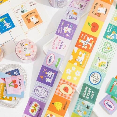 35mmx3m Kawaii Cute Washi Tape Scrapbooking Material Moe Masking Washi Tape DIY Diary Planner Decoration Stickers