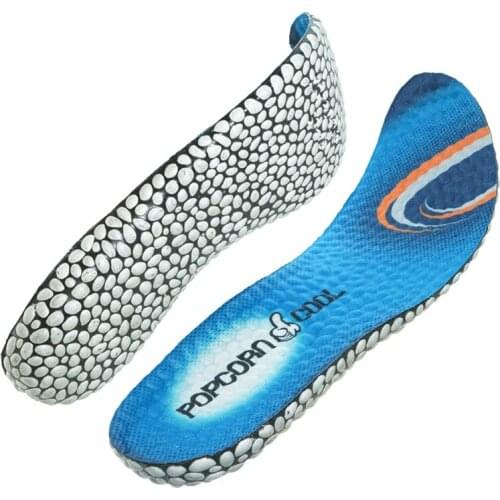 Shoe Pad Soft Comfortable Elastic Insole Popcorn Sports Insole Breathable Shock-Absorbing Insoles for Men Women Fitnes