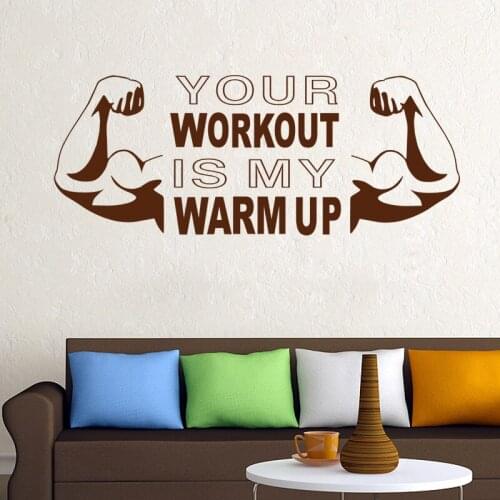 Arm Muscle Fitness Club Decal Gym Sticker Decor Posters Vinyl Decoracion Wall Decals Decor Mural Car Gym Sticker