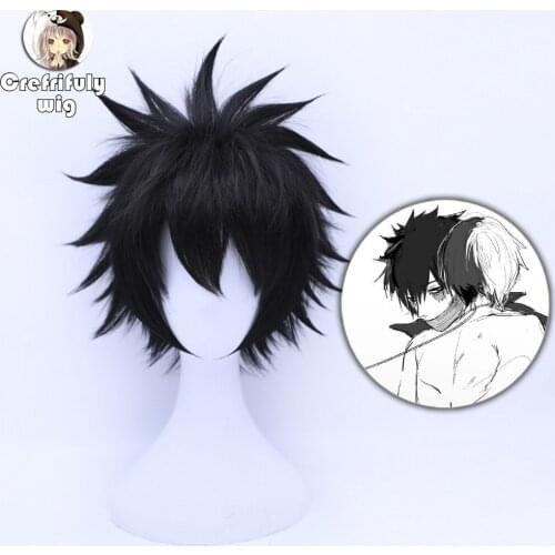 Anime Dabi Cosplay Wig My Hero Academy Costume Play Wigs Halloween Costumes Hair free shipping High quality