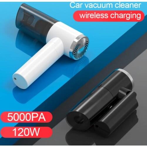 Handheld Vacuums Dust Sweeper Portable Vacuum Cleaner Hidden Dust Cleaning Tool with Brush Nozzle+Plat Nozzle+USB Cable