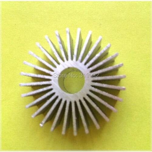 100pcs LED Aluminum Base Heat sink LED Radiator For 3W 4W 5W High Power Lamp DIY LED Cooler Sunflower UFO Round LED PCB Radiator