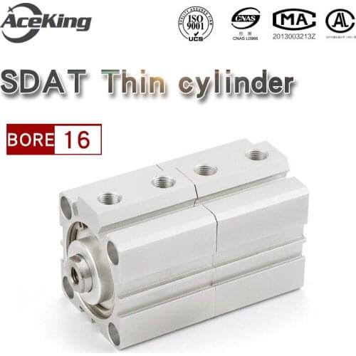 SDAT Multi position thin cylinder double force cylinder SDAT16X5X10X15X20X25X30SB SDAT16X5 SDAT16X10 SDAT16X15 SDAT16X20