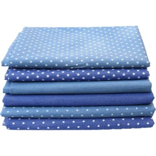 Width 57'' Comfortable Environmentally Friendly Denim Fabric By The Half Yard For Shirt Skirt T-Shirt Dress Pants Material