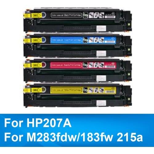 NEW 4 Color For HP 207a Toner Cartridge M283fdw/183fw 215a M255dw/282nw M155 M182nw w2110a w2310A Printer NOT CHIP