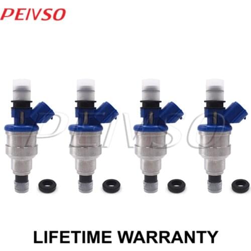 4x 195500-1970 B6S7-13-250 fuel injector for Ford Probe Kia Sephia Mazda 626 929 MX-3 MX-6 Miata 1.6L 2.2L