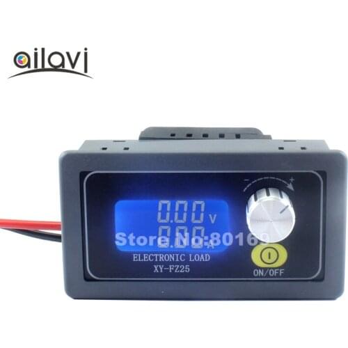 4A25W Multifunctional Battery Capacity Tester Adjustable Constant Current Electronic Load USB Charger Tester