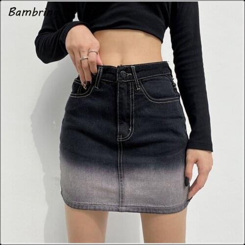 Bambring Denim Skirts For Women