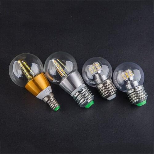 G45 5W 220V Gigh brightness LED ball bulbs E27 E14 Creative globe lamp for study bedroom living room cafe indoor decor lighting