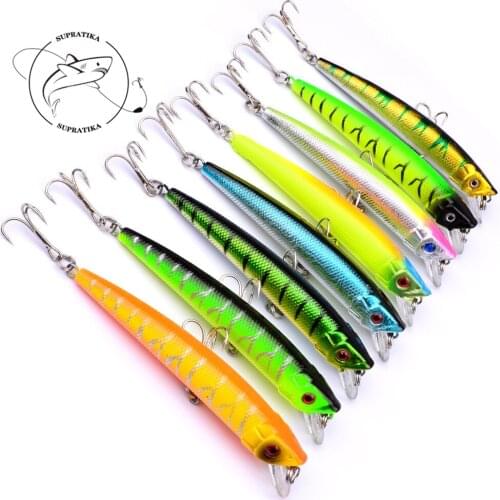 1PC Isca Artificial Minnow Fishing Lure 9cm/8g Wobbler Crankbait Sea Fishing stickbait Bionic Trolling Hard Bait Jerkbait pesca