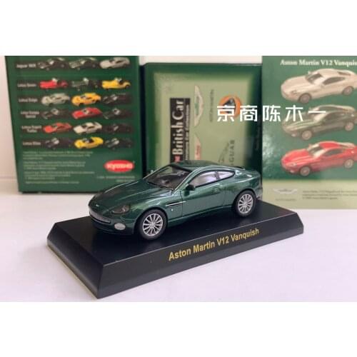 1/64 KYOSHO Aston Martin V12 Vanquish 007 movie Collection of die-cast alloy car decoration model toys