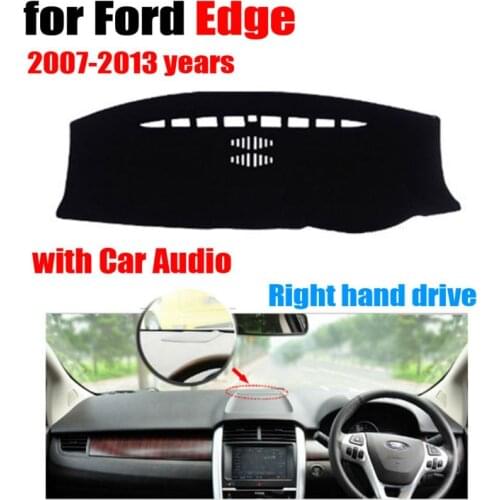 Car dashboard cover mat for Ford Edge 2007-2013 High configuration Right hand drive dashmat pad dash cover auto accessories