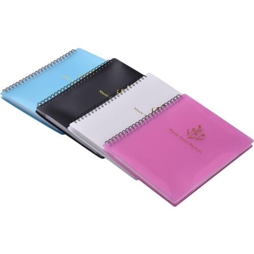 Multifunctional Music Score Holder A4 Size Paper Sheet Document File Organizer Folder with 40 Pockets for Guitar Accessories