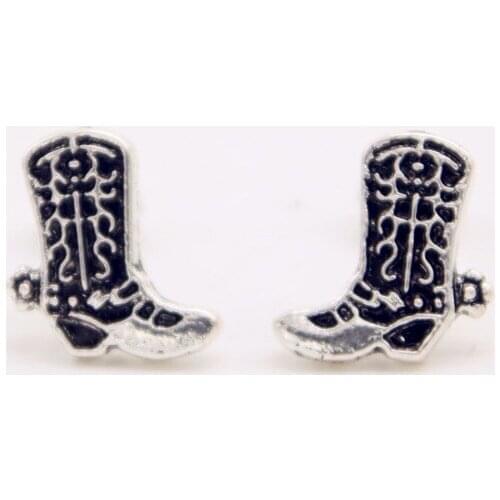 Fashion boots stud earrings Ancient shoes stud earrings women high-heeled shoes stud earrings