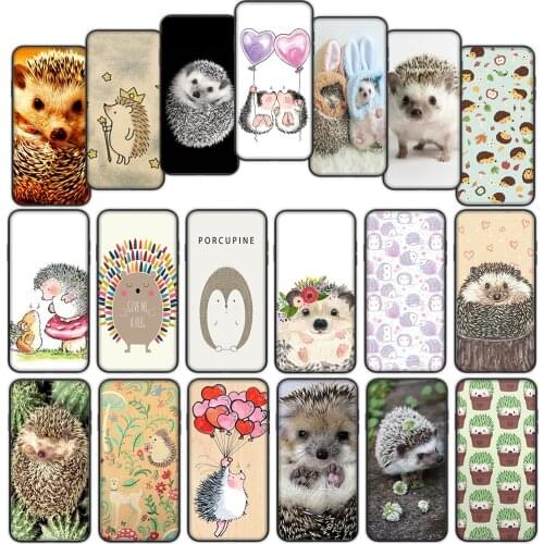 Hedgehog Soft Cover Case for Xiaomi Mi Note 10 Ultra A1 A2 Lite A3 Pro Max Pocophone F1