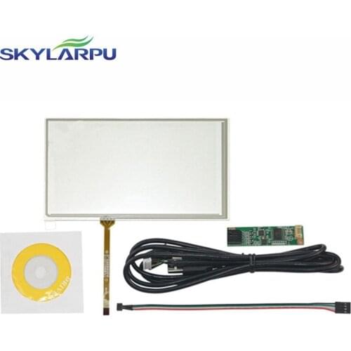 New 6.2 Inch 4 Wire Resistive Touch Screen USB Controller for HSD062IDW1 A00 A20 Screen touch panel Glass Free shipping