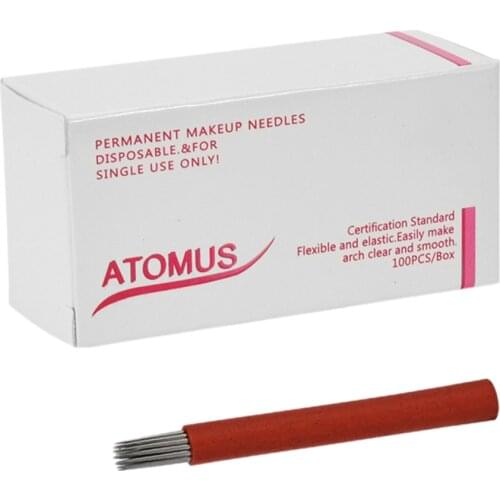 Perfeclan 100x Disposable Microblading Needles Blades for Tattoo Pen 21R Pin