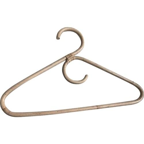 Rattan Clothes Hanger Style,Garments Organizer,Rack Adult Hanger,Room Decoration Hanger for Your Clothes.1 Pcs