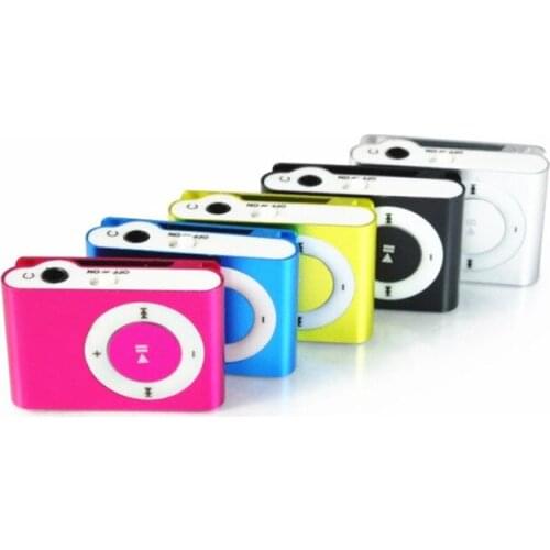 Random color Mini Clip MP3 Player With Micro TF/SD Card Slot sports mini MP3 Music Player Hot Sale Free Shipping