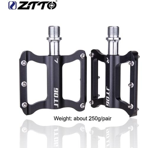 Road Bike Ultralight Flat Pedal Aluminum Alloy Bicycle Pedal Bearings Anti-slip Folding Bike For Cycling