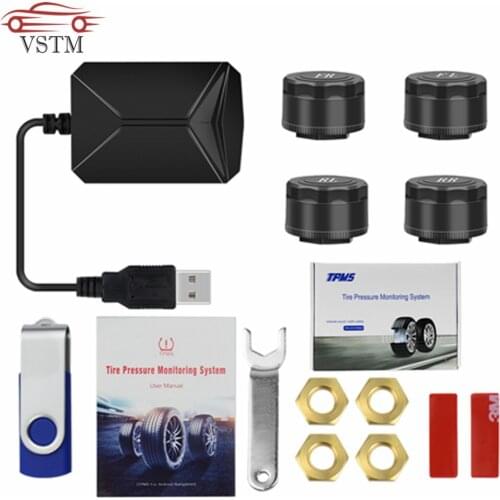 USB Android TPMS tire pressure monitor/Android navigation alarm system/wireless transmission with dongle