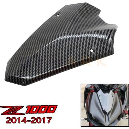 Suitable for Kawasaki Z1000 2014 2015 2016 2017 14-17 Motorcycle ABS Injection High Quality Windshield Windshield Top Fairing