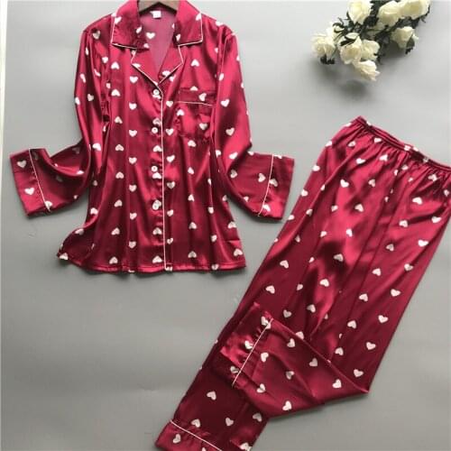 2020 LaMaxpa pajamas for women print polka dot V-NECK pajamas set home suit home set sleepwear summer plus size clothing