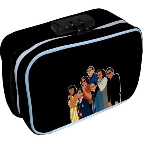 The Umbrella Academy 3D Merch Oxford cloth 3D printing Deodorant Tobacco Bag Storage Bag Cosmetic Bag