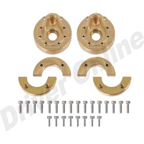 2PCS Heavy Brass Counterweight Balance Weight Adjustable for 1/10 RC Crawler Car Traxxas TRX4 TRX6